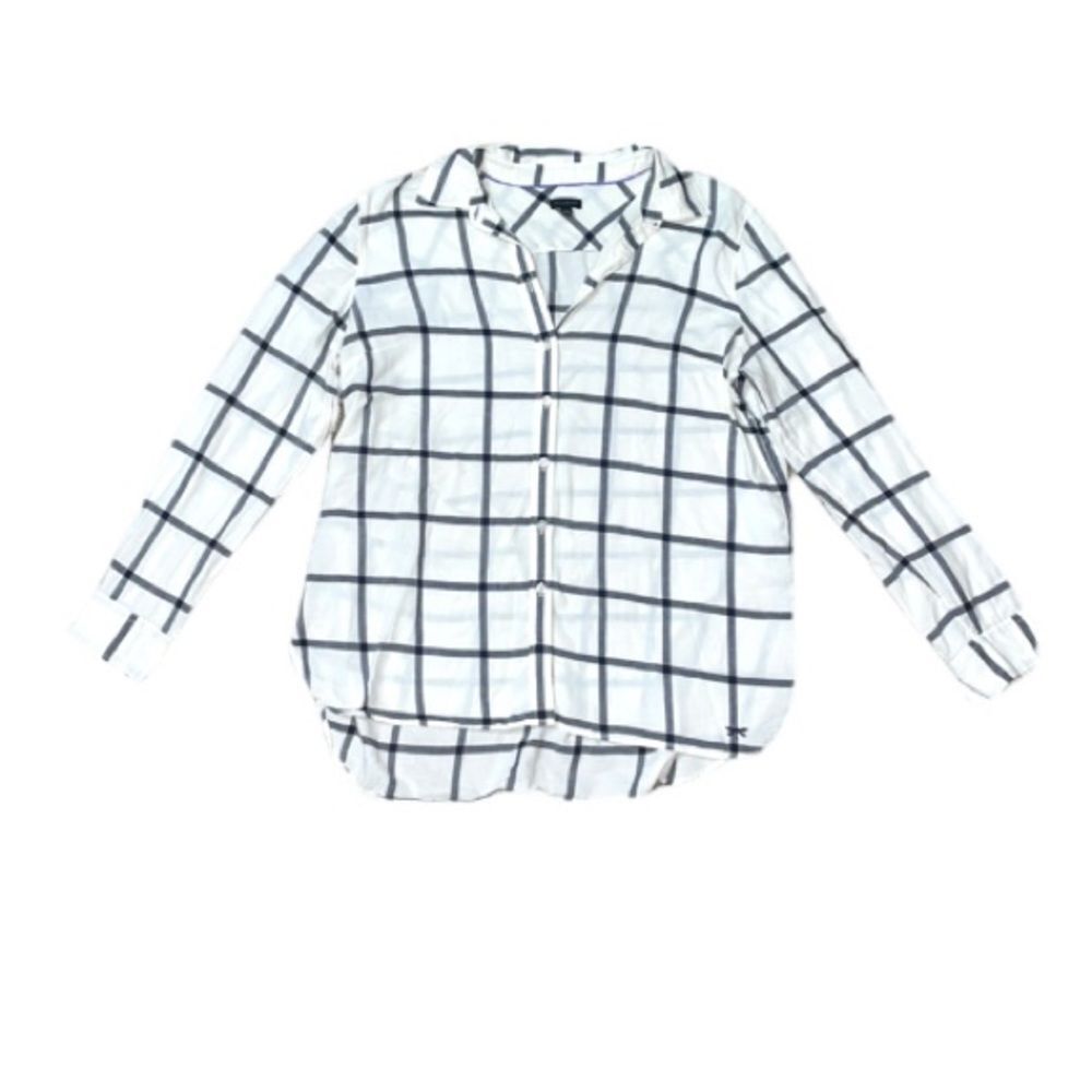 Talbots Longsleeve Checkered Buttondown - image 1